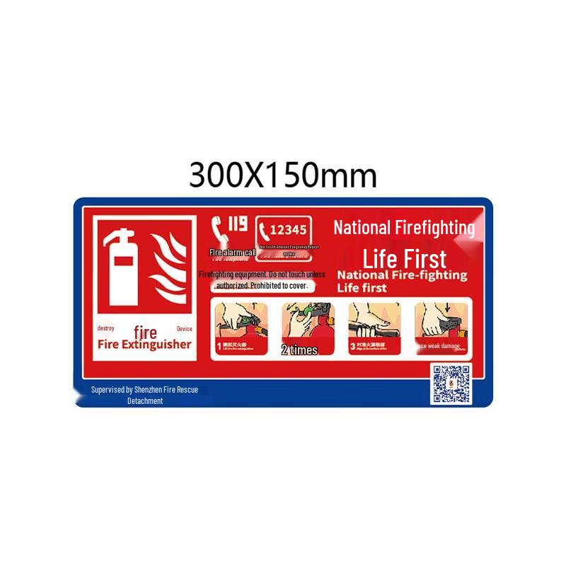 Fire Safety Warning Signs (10-Pack)