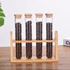 Coffee Bean & Tea Scent Storage Test Tubes Set with Display Rack