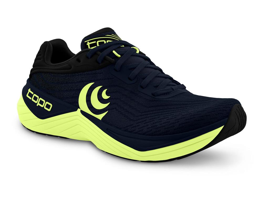 Running Shoes ULTRAFLY 5 MENS Cm [Topo Athletic] (Ultrafly 5) Navy/Lime 27.5