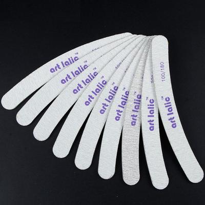 10 Pcs/ Pack Nail Art Files Double-Side Emery Board Grit Buffering Thick Sandpaper Manicure