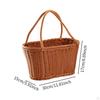 Basket with Handles for Shopping And Organizing Vegetables in Kitchen Garden