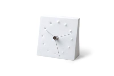 Orologio da Tavolo Analogico Porcellana Bianco Fuochi d'Artificio FIRE WORKS Lemnos KC10-14 l116×a113×p50mm