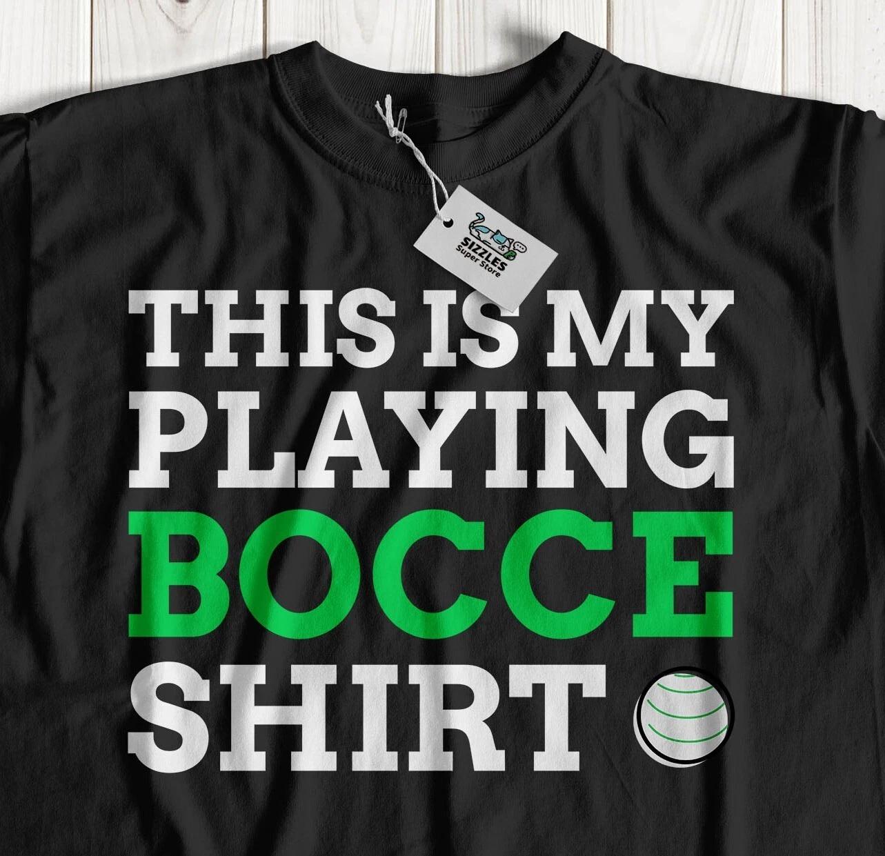 This Is My Playing Bocce T-Shirt boules & Bocce Ball Gifts S