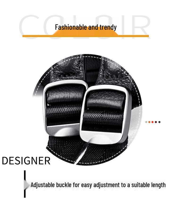 Women's Genuine Leather Large Capacity Fashion Travel Backpack