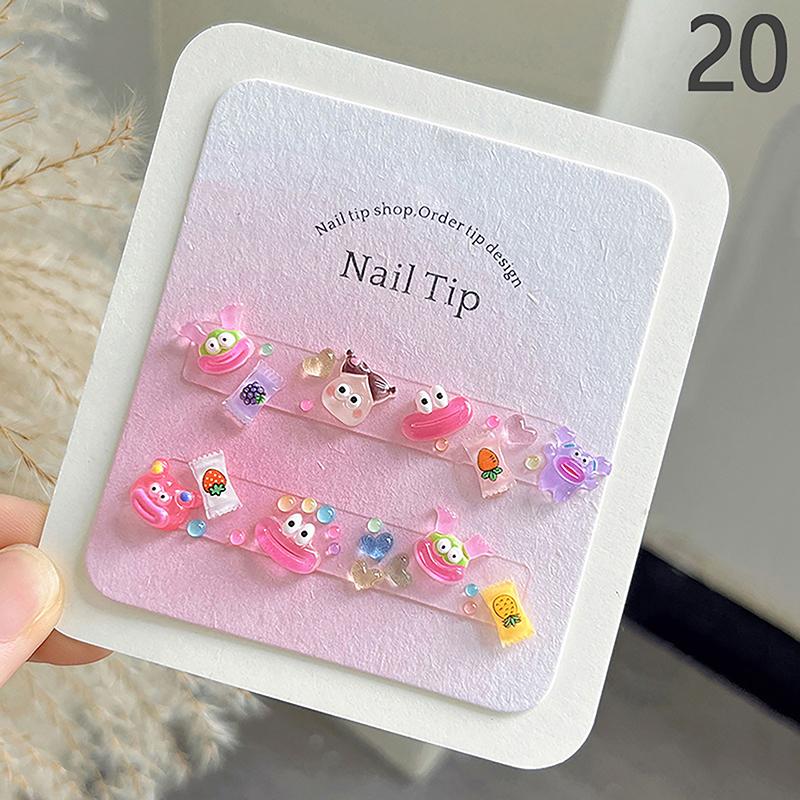 

1Bag 3D Cartoon Sanrio Nail Charms Kawaii Kuromi Hello Kitty Diy Crafts Woman Manicure Art Decoration Accessories