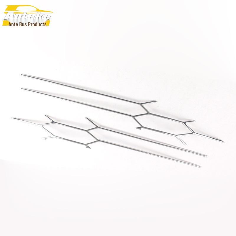 21 Kustu Front Lower Center Grille Lip Trim Anti-Scratch Modification