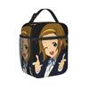 Ritsu Tainaka K-On Insulated Lunch Bag Cooler Bag Lunch Container Japan Anime Tote Lunch Box Food Storage Bags School Picnic