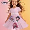 Kpop Demon Hunters Girls Toddler Dress Summer Kids Cartoon Anime Princess Beach Outfit Casual Nightgown
