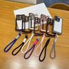 Luxury Electroplate With Lanyard Transparent Phone Case For For Iphone 15 14 13 12 11 16 Pro Max Plus Bumper Shockproof Clear Cover