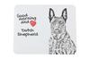 Dutch Shepherd Dog, Dutch Herder - Mouse Pad with Print, Personalized Dog-themed Mouse Pad, Unique Gadget for an Office Worker by Art-Dog Brand
