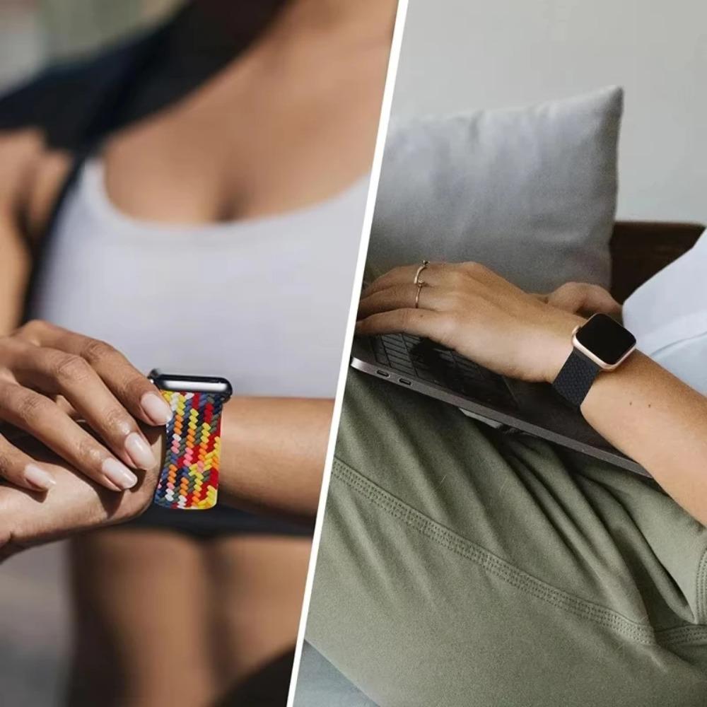 Magnetic Strap for Xiaomi Smart Mi Band 9 Pro/8 Pro Watch Band Comfortable Stretchable Braided Correa Redmi Watch 4 5 6 Brecelet