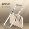 Hybrid Silicone Frame Aluminum Metal Phone Case For iPhone 17 16 15 14 13 12 Pro Max Better Heat Bumper