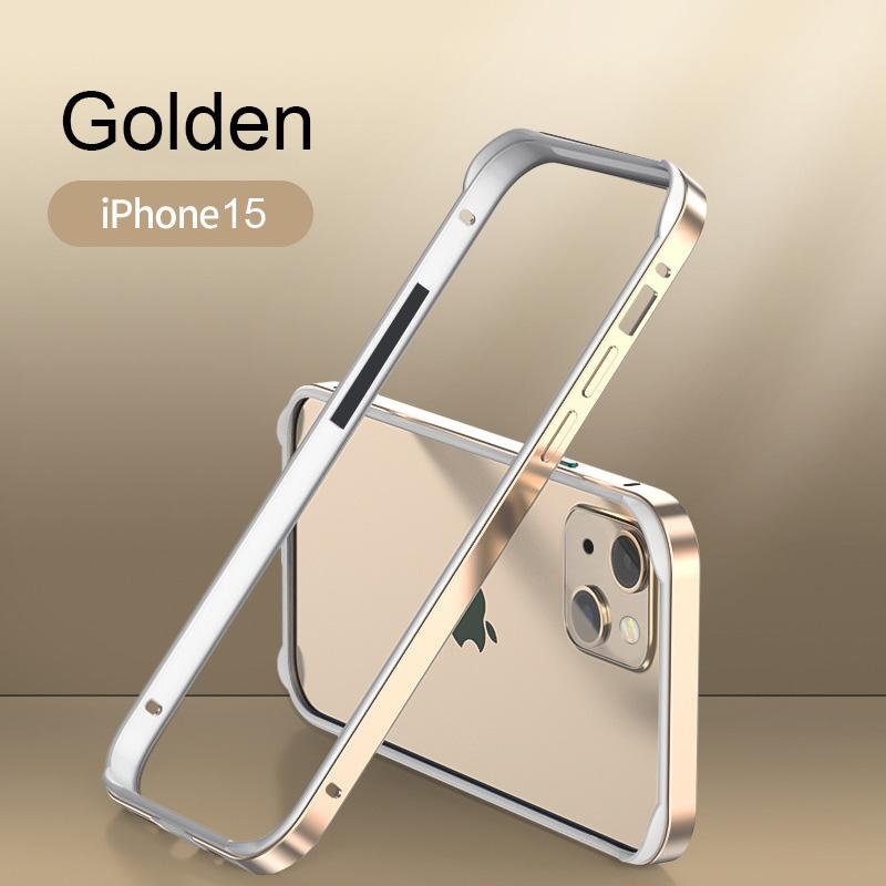 Hybrid Silicone Frame Aluminum Metal Phone Case For iPhone 17 16 15 14 13 12 Pro Max Better Heat Bumper