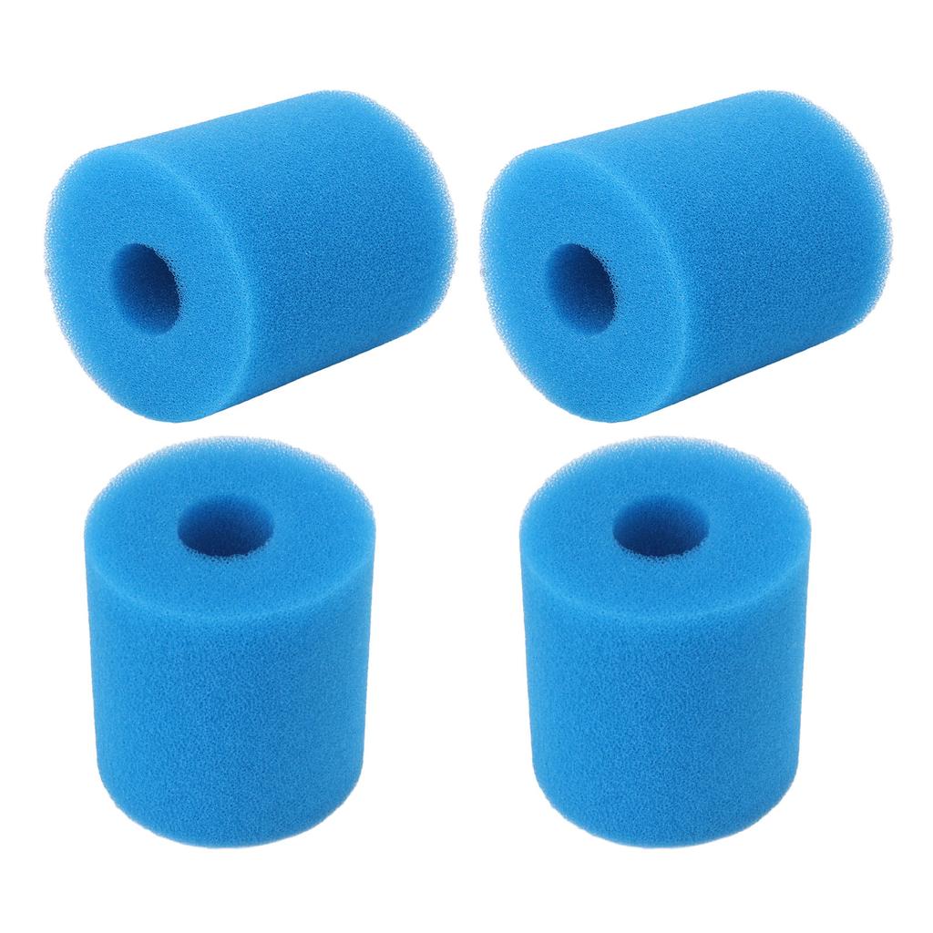 4PCS Pool Filter Schwamm Wiederverwendbare Waschbar TYP H Schwimmen Pool Filter Schaum für Pool