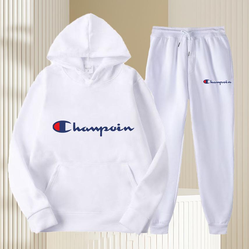 Set Pullover con Cappuccio in Pile Tinta Unita - Tendenza Felpa Casual da Uomo