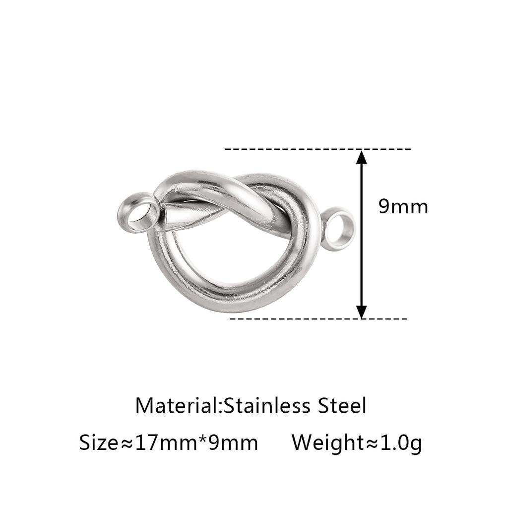 3Pcs Sweet Heart Charms Stainless Steel 3D Lucky Sacred Heart Pendants Handmade Jewelry Making Accessories DIY Necklace Earrings