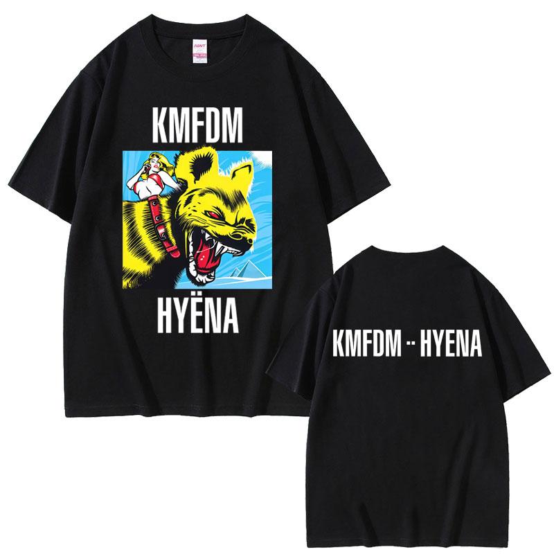 Rock Band Kmfdm Tour 97 Graphic Print T-shirt Summer Men Women Vintage Gothic Punk  Streetwear Male Casual T Shirts