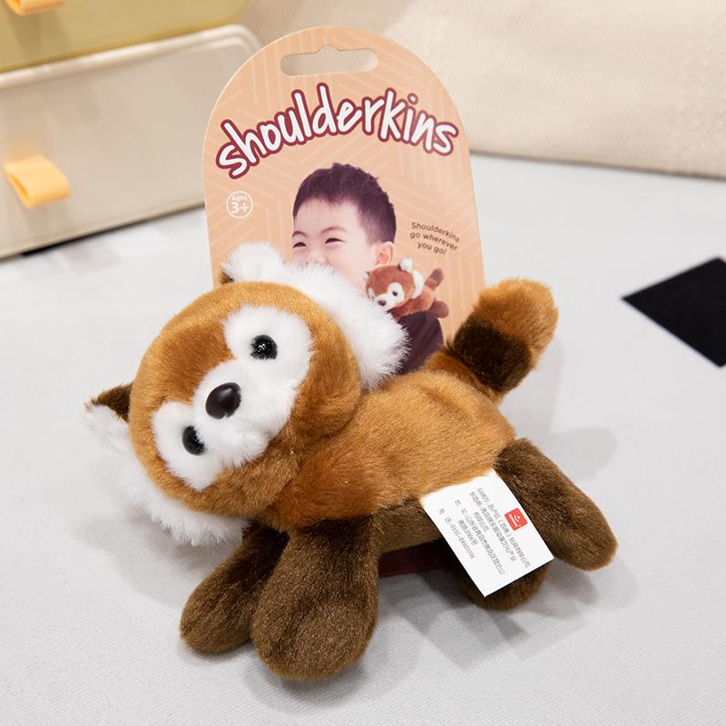 Various Cute Stuffed Animals Shoulderkins Pink Unicorn Turtle Octopus Penguin Funny Shoulder Decor School Party Bag Accessories