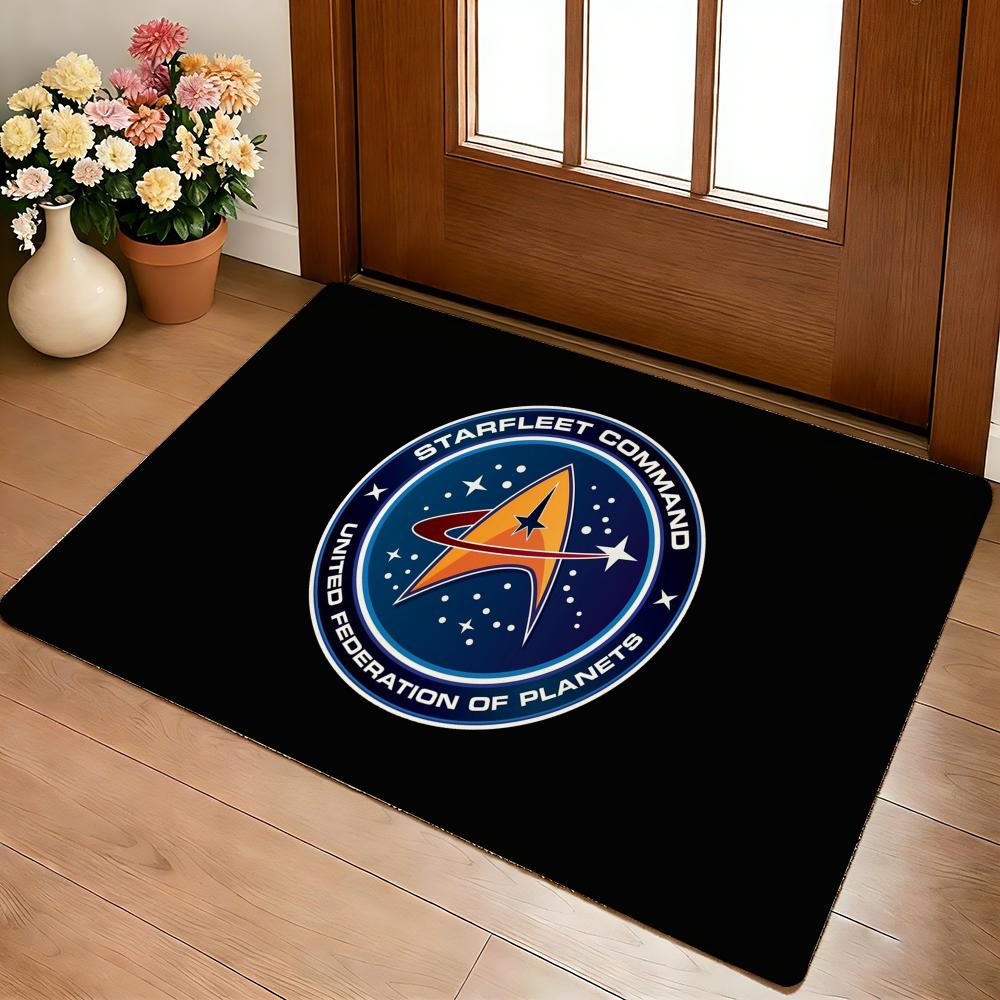 Star T-Trek Ship Movie Floor Mat Cozy Flannel Soft Thick Non-Slip Mat For Living Room Bedroom Kitchen Decor Rugs
