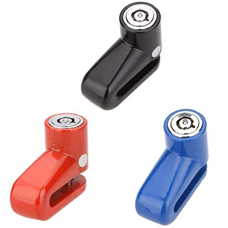 Bezpečnostní zámek proti krádeži na brzdový kotouč 7mm pro motocykl, skútr, kolo, ocelový, silniční, zámek kola brzdového kotouče, horský