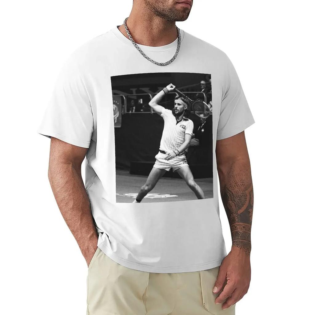 Borg The Ice Unisex Tennis Legend TShirt blanks oversized t shirt tees graphic shirts fruit of the loom Unisexs t shirts