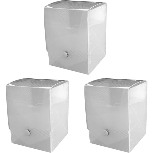 

[.co.jp Exclusive] Answer Trading Card Deck Case, Soft Type (Clear, Set of 3)