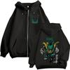 Anime My Hero Academia Midoriya Izuku Deku Reißverschluss Kapuzenpullover Mode Locker Zip Up Kapuzenpullover Jacken