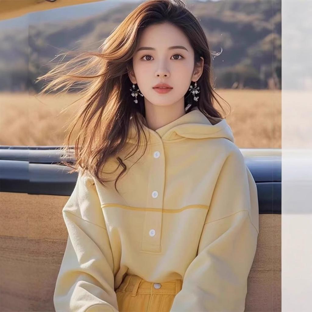 New Korean Style Chic and Super Beautiful Small Top In Early Autumn for Women