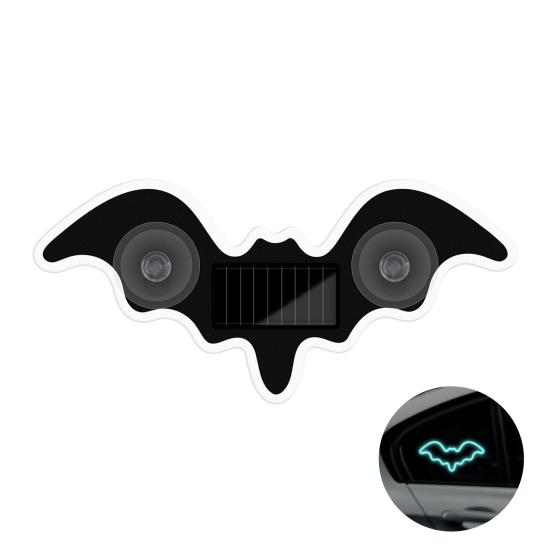 

Solar Bat Shape LED Car Window Light Decorative Interior Atmosphere Lamp for Car Door Dashboard Triangle Window Unique Vehicle Accessory