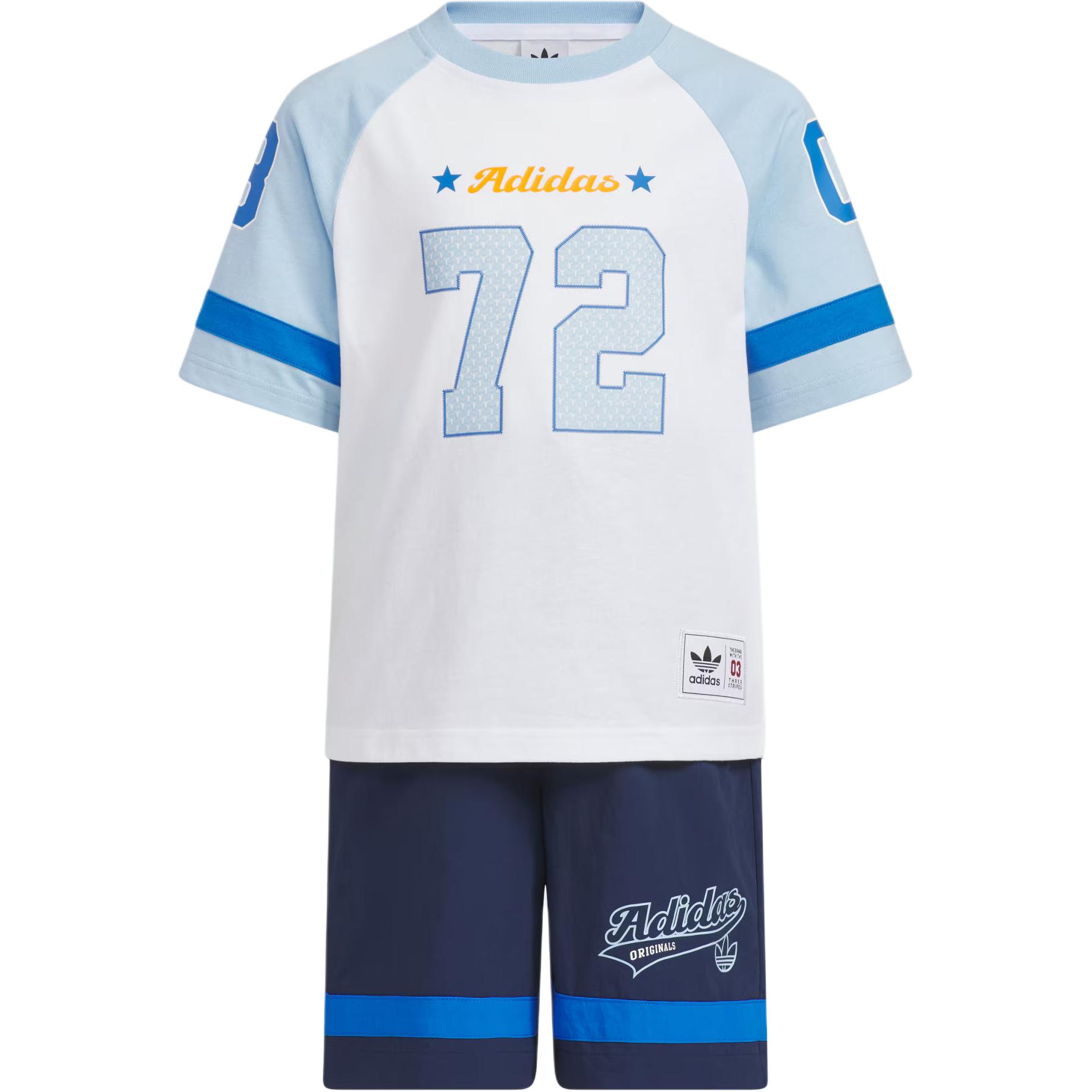 Adidas Casual Sportswear Originals White/Dark Indigo Children Aged 3 7 Years Old KC1514 116