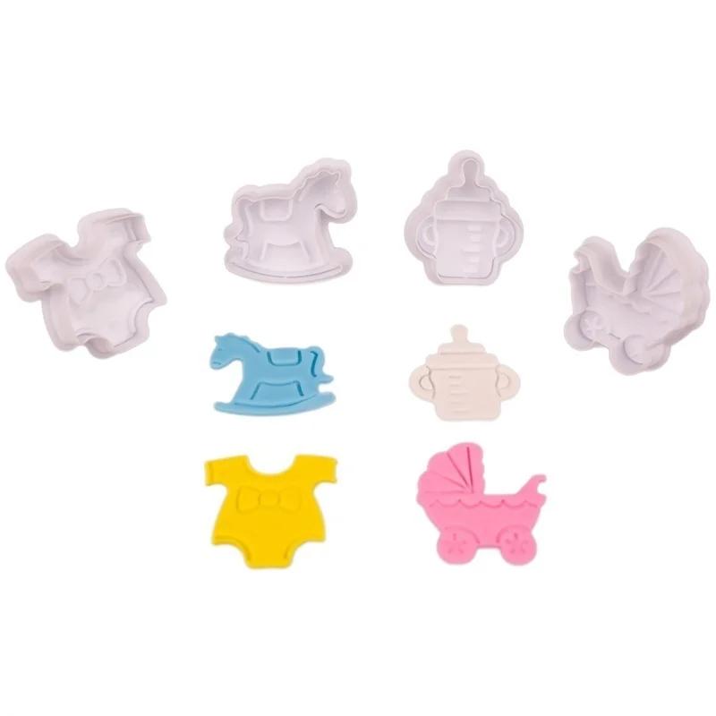 4 ST/set   Utstickare Babyleksaker Kakformar Fondantkakor Baka en kaka Chokladform