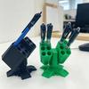 3D Printed Missiles Launcher Pen Holder, Rocket Launcher Pencil Cup for Desk, Multi-compartments Stationery Organizer Box for Home Office Classroom