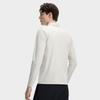 FILA White Fashion Simple Classic Basic Solid Color Casual Light Business Versatile Comfortable Long Sleeve Polo Shirt Men tops F11M613218FGY