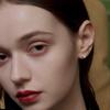 TOU SS026 Triangle Cubic Earrings