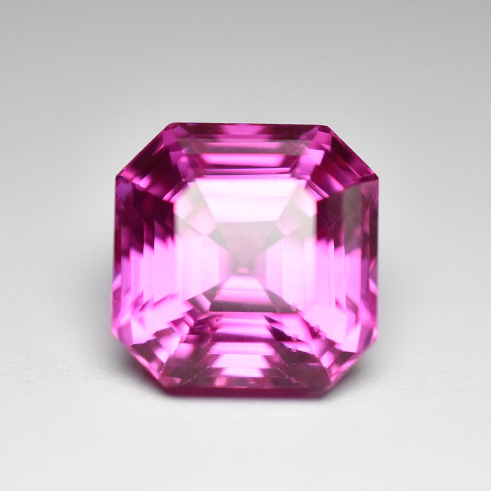 20 Ct Natural Sapphire Pink PERFECT Square Shape Loose Gemstone