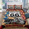 Historic American Route 66 Sleep Bedding Collection Twin Size Size Twin Size Full Queen Size King Size Size Bed Collection Adult Kid Bedroom Bedding