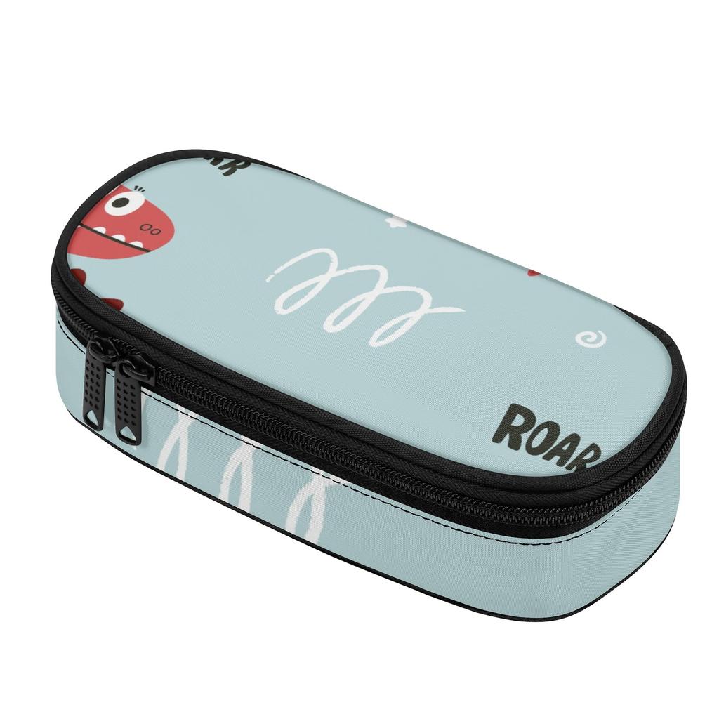 Pen Case Organized Storage Secure Zipper 300D Polyester with Pen Slot Board Mesh Pocket and Large Storage Section for Boys Girls