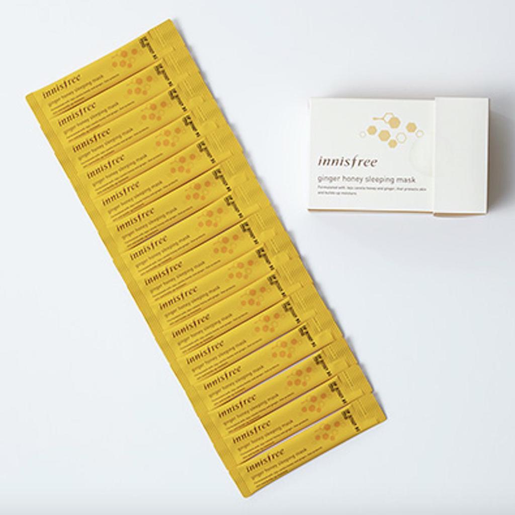 Innisfree Ginger Honey Sleeping Mask (4ml* 15ea) 1 Pack uygun fiyatlı