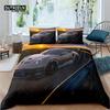 Home Living Luxury 3D Racing Car Bedding Set Comfortable Duvet Cover Set Kids Bedding Set Queen and King EU/US/AU/UK Size