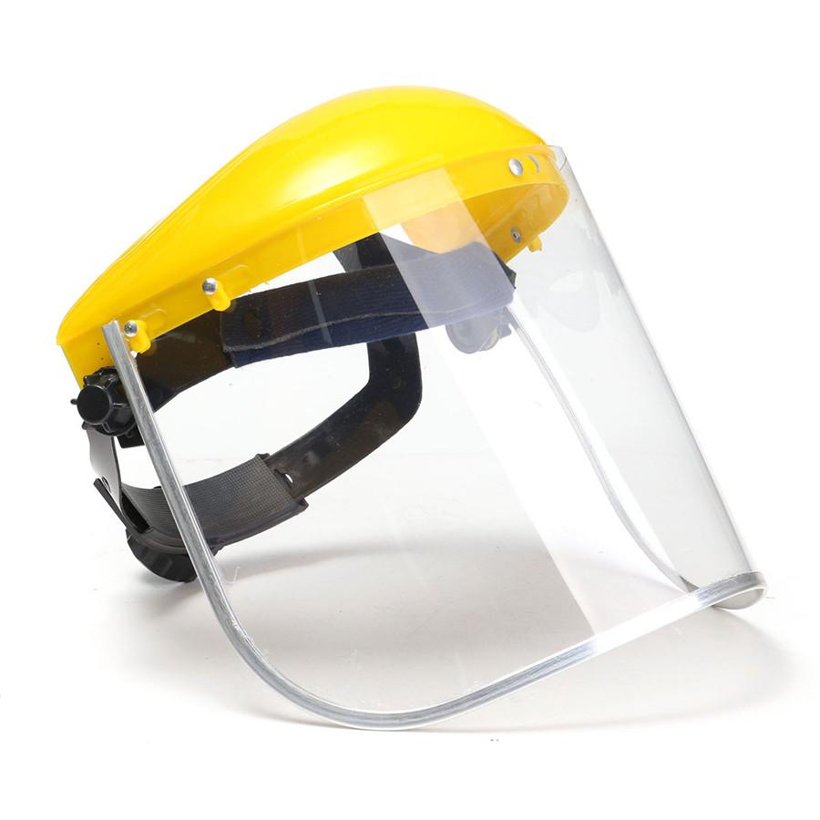 Safety Protective Mask Clear Head-mounted Face Eye Shield Screen Grinding