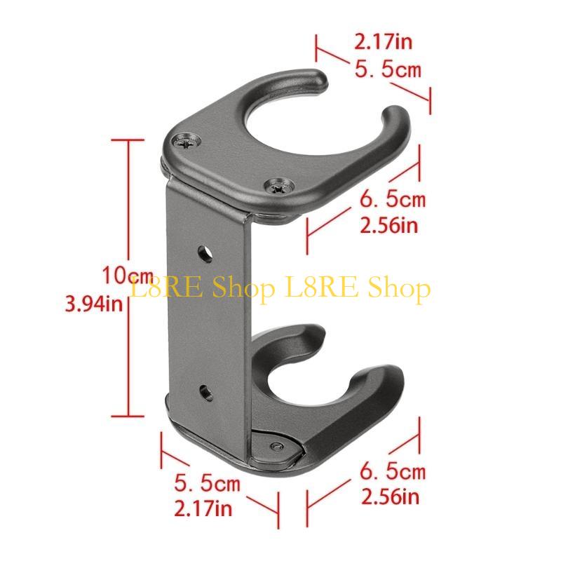 L8RE Convenient Ventilated Hair Dryer Wall Mounted Hairdryer Stand Support Cradle for Bathrooms or Beauty Salons