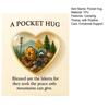 Camping Pocket Hug with Inspirational Cards Heart-Shaped Hiking Pocket Hug Keepsake Token Hikers Campers Nature Enthusiasts Gift