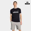 adidas 3 STripe Slim Ringer T shirT Kf0417