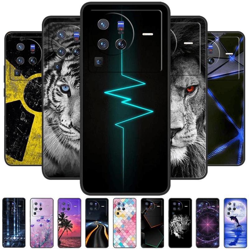 Soft Silicone Case For vivo X80 Pro 5G Coque X 80 Fashion TPU Phone Cover For Vivo X70 Pro Shockproof Bumper Shells Cute Cartoon