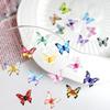 50pcs Tiny Mix Butterflies Miniature - Fairy Garden Ornament Micro Landscape DIY Nail Art Crafts Decoration Home Accessories