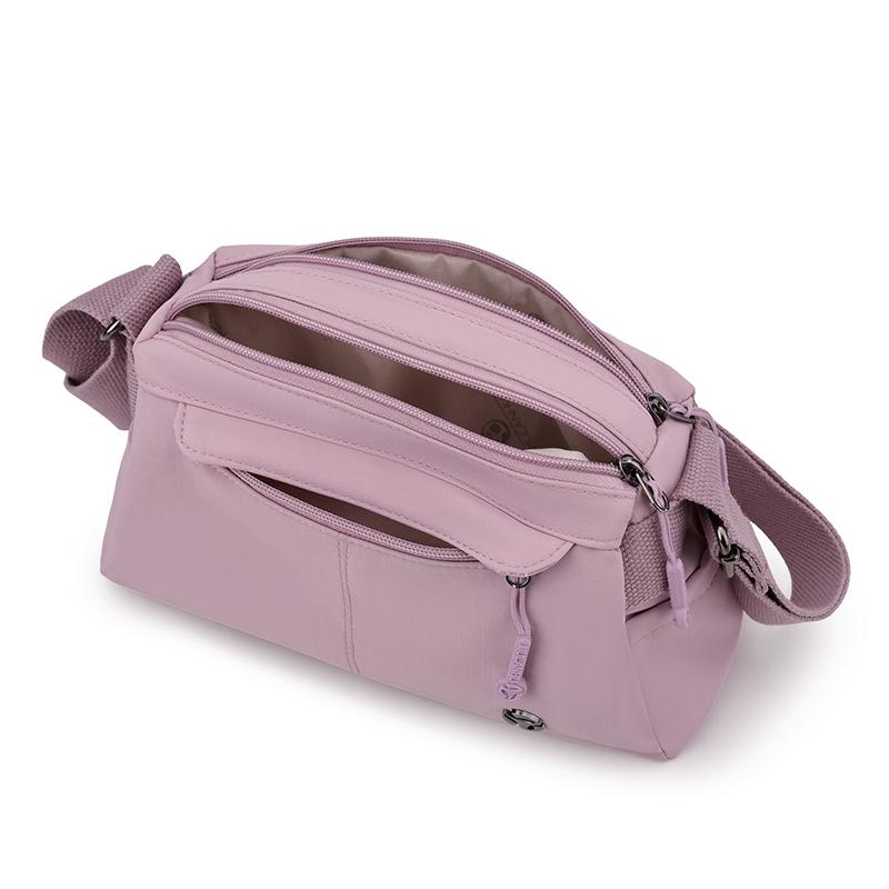 Women's Lightweight Nylon Bag Solid Color Shoulder Bag