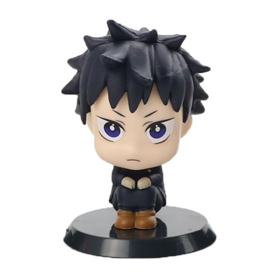 7cm Anime Jujutsu Kaisen Figur Itadori Yuji Gojo Satori Fushiguro Megumi Kugisaki Kawaii Spielzeugauto Dekoration PVC Modell Geschenk