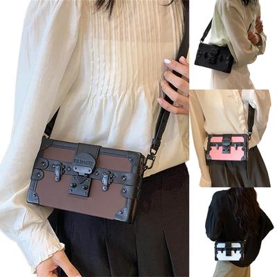 Mini Square Bag Crossbody Bag for Women Messenger Bag Shoulder Bag Trendy Bag Cellphone Bag Versatile Leather Bag