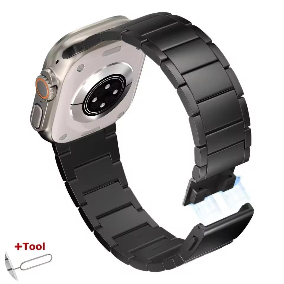 Titanium Bracelet for Apple Watch Ultra 2 49mm Series 10 9 8 7 Se 5 4 6 Magnetic Band for Iwatch Ultra 49 46mm 42mm 41mm 45 44mm
