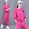 Spring and Autumn Sportswear Suit Women's Loose Large Size Loose Fashionable Casual Wear Two-piece Set